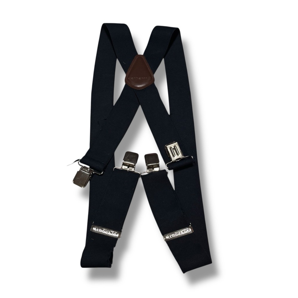 CARHARTT - Men's‎ Rugged Flex Elastic Button Clasp Utility Suspender Navy Blue